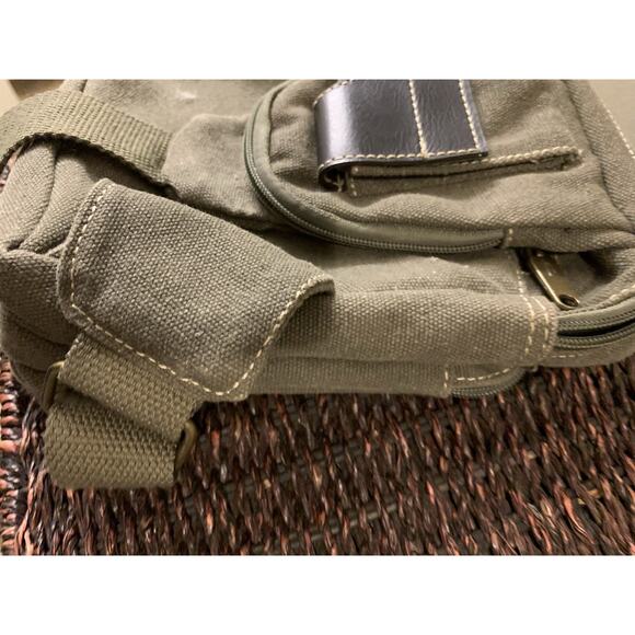 Diesel Crossbody Bag Spare Parts Green Utility Shoulder Bag - Picture 11 of 12